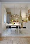 Classic Contemporary Kitchen Design White Apartment | Coosyd Interior