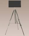 Antique Silver Lamp Tripod - - floor lamps - - by AMLIVING