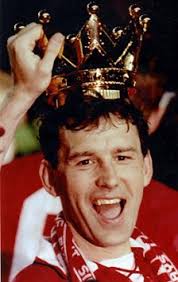 No 33: Midfield king Bryan Robson stamped his authority on Manchester United, leading them from midfield to glory in League, Cup and abroad - article-1113443-00E9B8B300000190-143_224x354