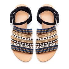 Rank & Style | Zara Ethnic Flat Sandal