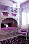 Cat Rumah Moden Purple : Purple Bedroom Interior. Purple Bedroom ...