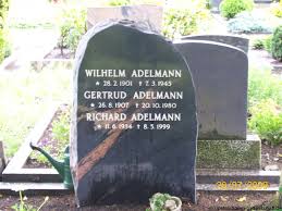 Grab von Wilhelm Adelmann (28.02.1901-07.03.1945), Friedhof Norden ...