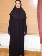 4 Piece Set Jilbab Abaya Niqab Hijab Gloves dress Arab Saudi Long ...