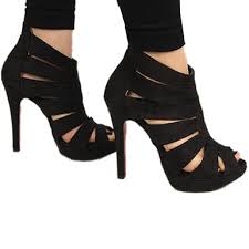 Amazon.com: FINEJO Women High Heel Strap Sandal Ankle Open Toe ...