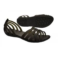 Black Sandals: Women's Flat Black Sandals