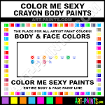 Color Sexy Crayon Body Paints