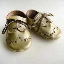 Pale gold leather baby girl crib dress shoes. � Sewing Projects ...