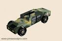 Pinewood Derby Car Design - Army Humvee