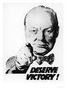 Winston Churchill Says We Deserve Victory! Giclee Print. zoom. view in room - OYP3D00Z