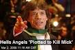 (Newser) - The notorious Hells Angels motorcycle gang once plotted to kill ... - hells-angels-plotted-to-kill-mick