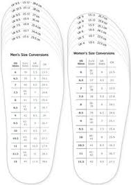 Handy foot chart for women's shoe sizes | crochet | Pinterest ...