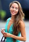 Jessica Michibata dazzles in a plunging minidress as she supports.