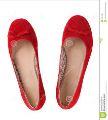 Red Flat Shoes Royalty Free Stock Photo - Image: 26553305