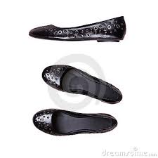 Black Leather Shoes For Girls Stock Photography - Image: 18459662