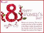 Happy International WOMENS DAY 2014 Wishes Messages with Greeting.