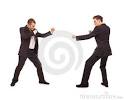 Two Business RIVALS Stock Photography - Image: 5572002