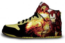 Custom Made Nike Batman & Robin Shoes Along with Several More Geek ...