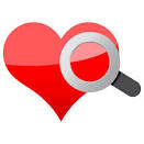 Magnifier Search Heart Love / Medical Vista / 512px / Icon Gallery