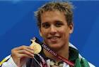 South African swimmer Chad Guy Detrand Le Clos gold medallist poses during ... - leclos
