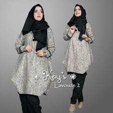 model baju kerja wanita muslim Lavouze 2 set by koys