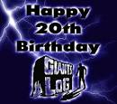 Giants Log 20th Birthday
