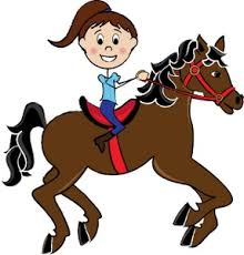 Girl Riding A Horse Clipart Girl Riding A Horse Clipart