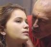 Bulgarian actors Violeta Markovska and Maxim Gentchev in a flash from the ...