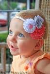 The Pink and White Baby Girl Headband - Classic Pink & White Little Girl ... - il_fullxfull.369022351_mvkh