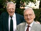 and John Banfield (right) with his old CO from 1942, Russ Jeffs. - Jeffs_Banfield_5237_reu06
