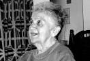 Jane Gross's mother, Estelle Gross, at a nursing home in Riverdale, N.Y., ... - estelle