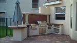 custom outdoor kitchen design images in florida with built in ...