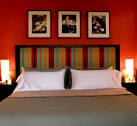 Master Bedroom - Orange walls - modern - bedroom - los angeles ...