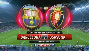 Hasil Skor Barcelona Vs Osasuna 27 Agustus 2012