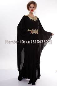 Aliexpress.com : Buy 2015 Luxury Royal Black Muslim Arabic Dresses ...