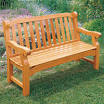 English Garden Bench Plan - Rockler Woodworking Tools