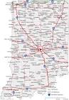 map of Indiana cities