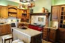 Country-Kitchen-With-Red-Accent - Minneapolis Painting Company
