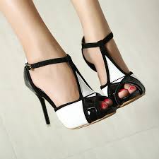 Aliexpress.com : Buy White Shoe 2013 Thick High Heel Peep Toe ...