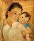 Le Thi Luu (1911 – 1988, Vietnamese) - mother-and-child