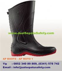 Sepatu BOOTS Sepeda Motor | Sepatu Boot TOURING Rubber Karet ...
