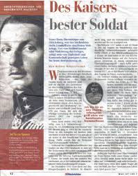 Franz Kern des Kaisers bester Soldat