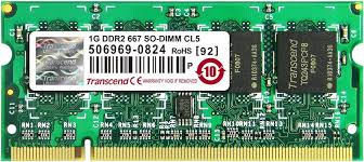 Image result for TRANSCEND 1GB DDR soDIMM