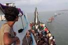 Myanmar navy carries out first rescue migrant boat official read.
