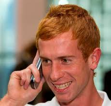 Canterbury United&#39;s Aaron Clapham phones his mother to tell her of his surprise selection at the naming of New Zealand&#39;s final 23 man squad for the FIFA ... - canterbury_united_s_aaron_clapham_phones_his_mothe_1314011068