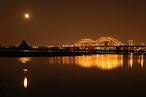Memphis, TN : Bridge and pyramid at night photo, picture, image ...