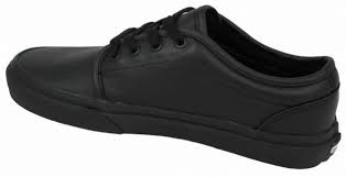 Vans 106 Vulcanized Italian Leather Black Black Shoes | eBay