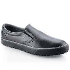 Ollie - Black / Men's - Non-Skid Mens Work Shoes, Slip Resistant -