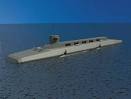 Chinese Navy's "strategic nuclear submarine Aircraft carrier" design