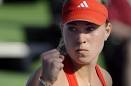 Die deutsche Tennisspielerin Angelique Kerber ist in Idian Wells eine Runde ...