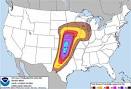 risk of severe weather in